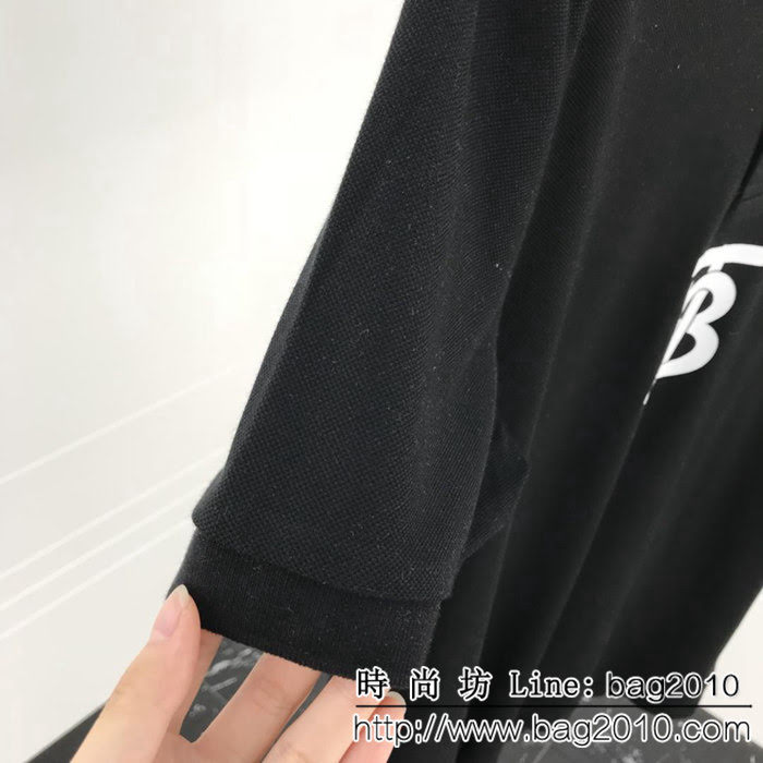 BURBERRY巴寶莉 BBR by TISCI系列 19早春新款 Polo絲光棉男款短袖 ydi1538